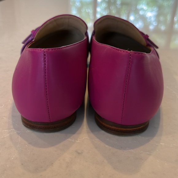 Talbots size 9.5M magenta flats - Picture 2 of 5